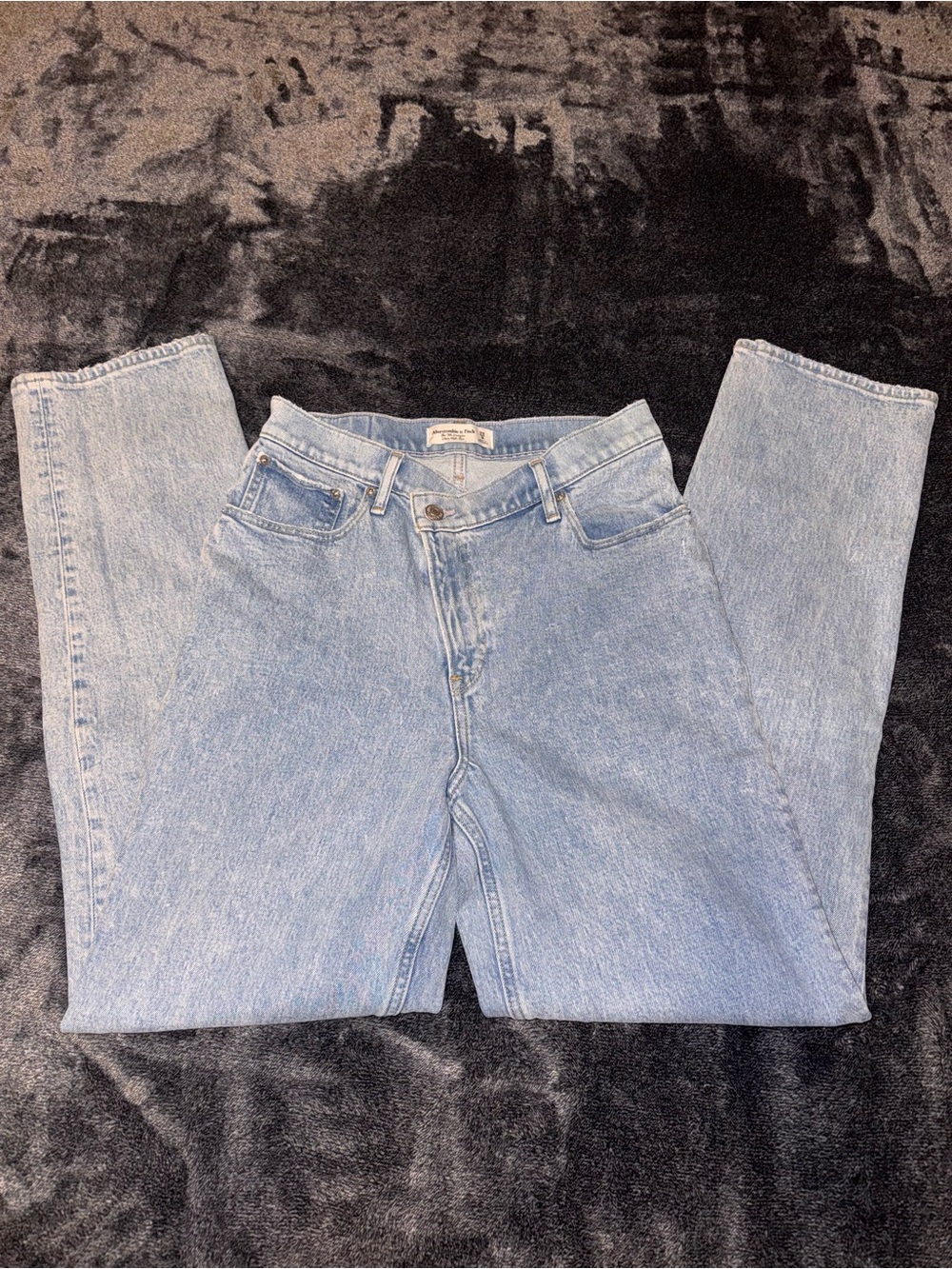 Abercrombie & Fitch Light Blue Straight Leg Jeans